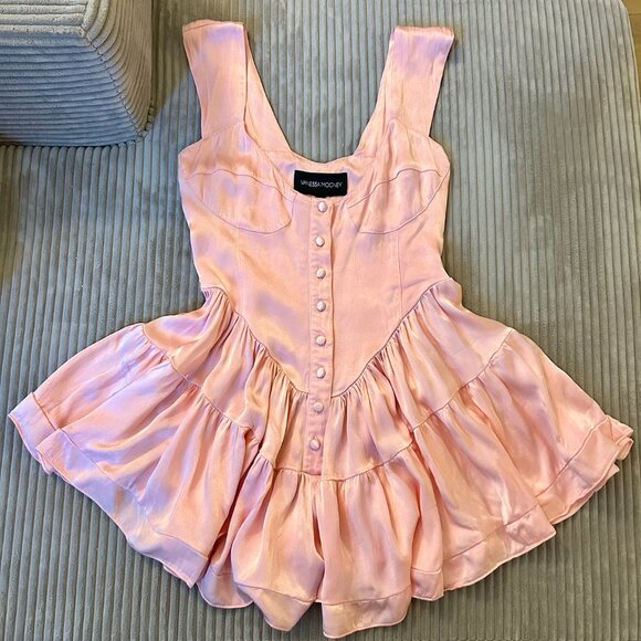 Vanessa Mooney Dresses & Skirts - Pink Romper Dress - Vanessa Mooney